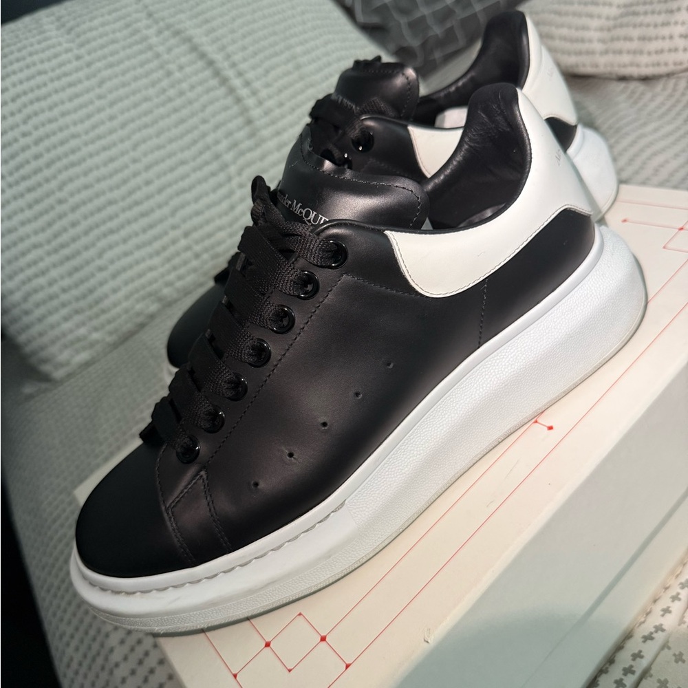 Alexander McQueen Black and White Sneakers